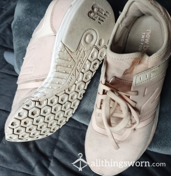 20% Off My Comfy And Well Used, Pale Pink Trainers UK Size 6