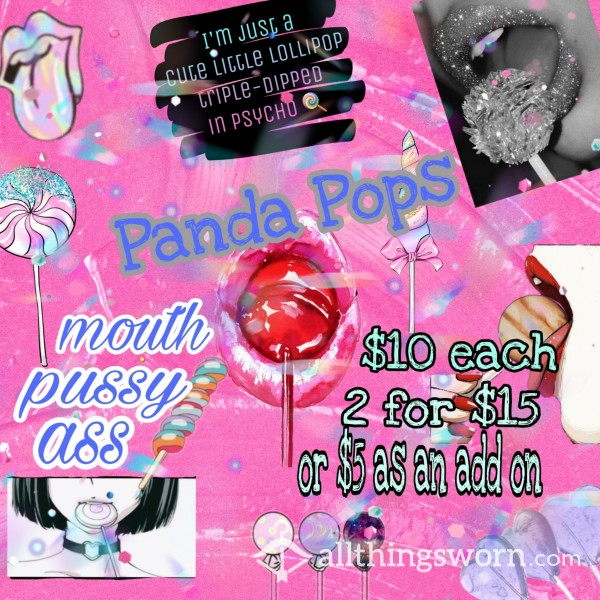 Panda Pops! I Stick It, You Lick It. 🍭👅👄