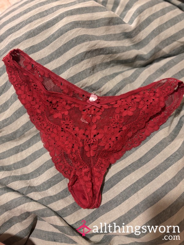 Red Lace Panties