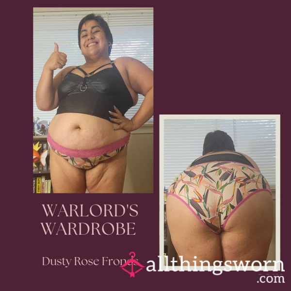 Warlord's Wardrobe: Dusty Rose Fronds