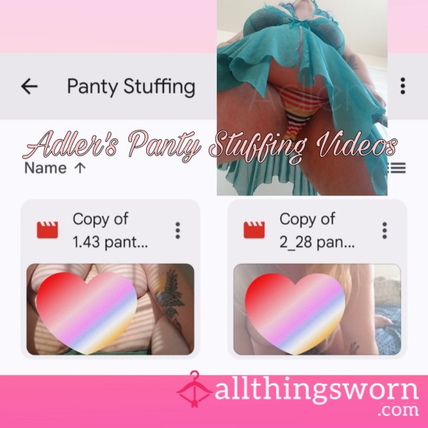 Panty Stuffing Videos