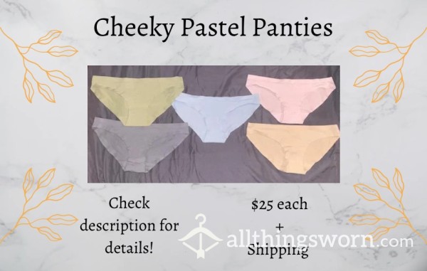 Pastel Cheeky Panties