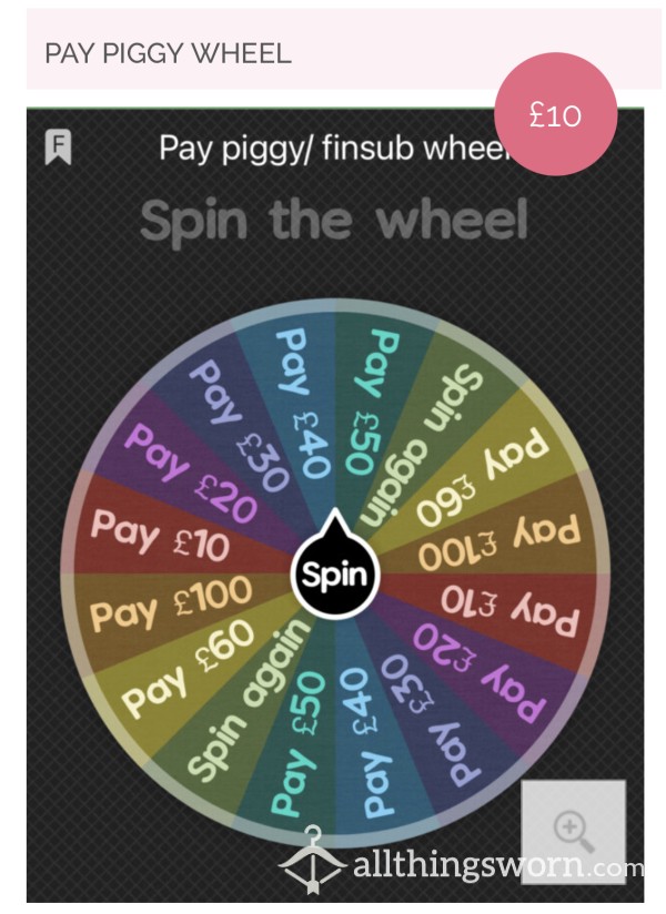 Pay Piggy Wheel