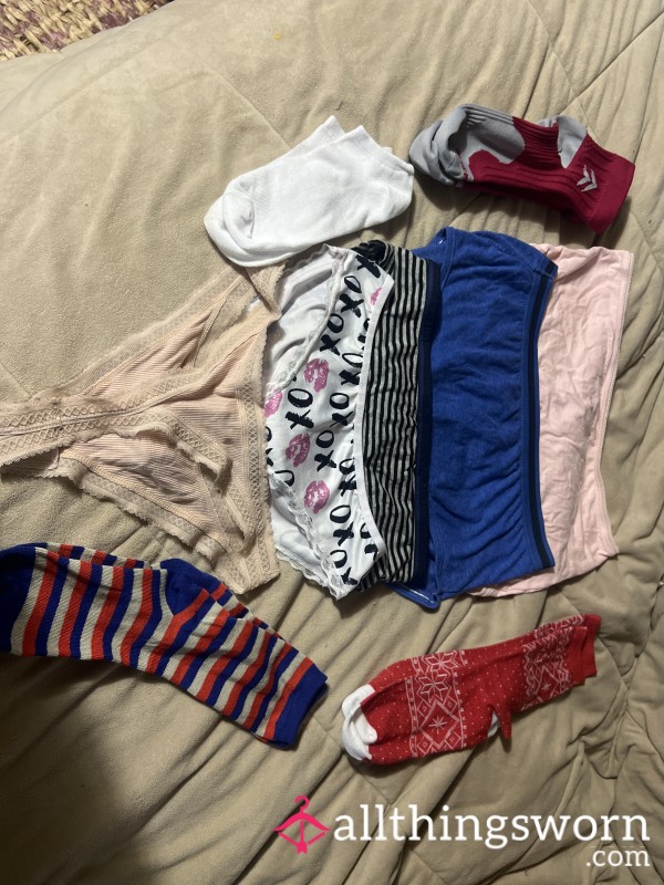 Pick A Pair Of Panties And A Pair Of Socks 47 Shipped Each Comes With Seven Day Wear