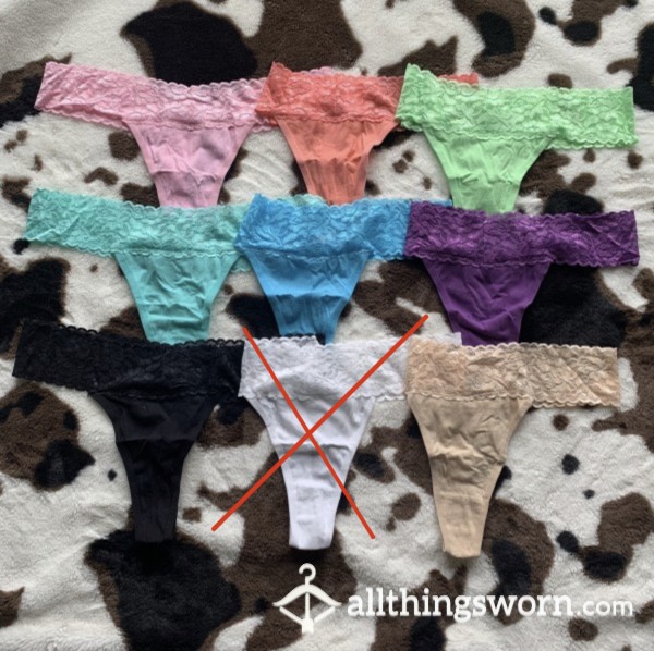 Pick My Panties For Work/Day — Lace/Cotton