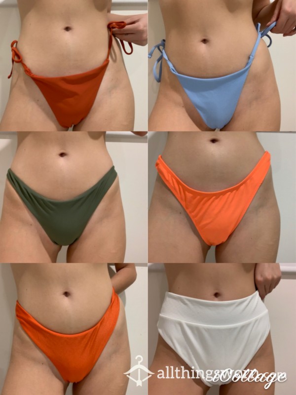 Pick Your Bikini Bottom!! 🧡💙💚