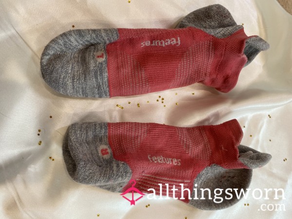 Pink Athletic Socks - Well Worn
