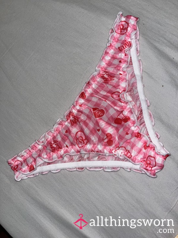 Pink Bunny Mesh Panty