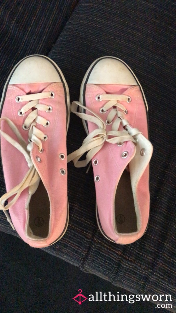 Pink Converse Style Size 8