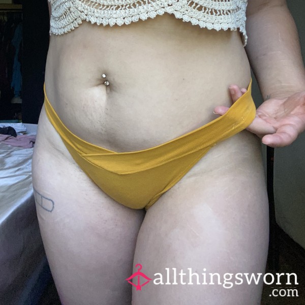 Cotton Crisscross Bikini Panty || PINK