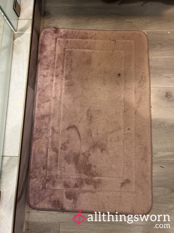 Pink Dirty Bath Mat