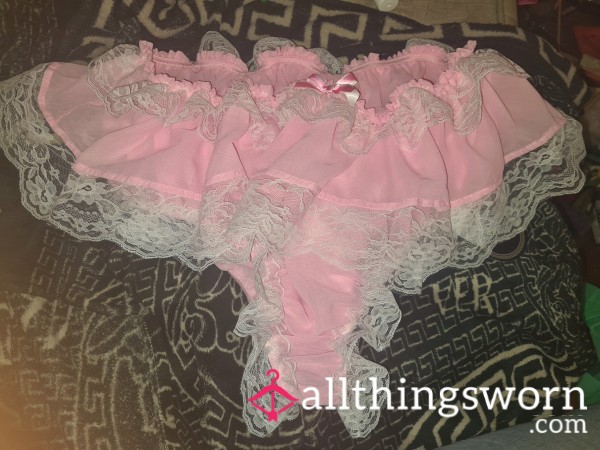 Pink Frilly Sissy Panties