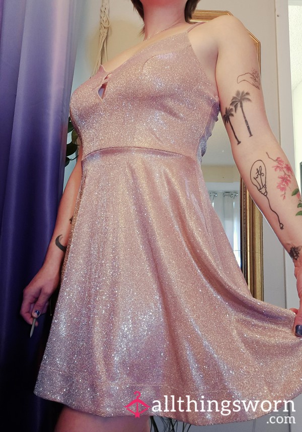 Pink Glitter Dress