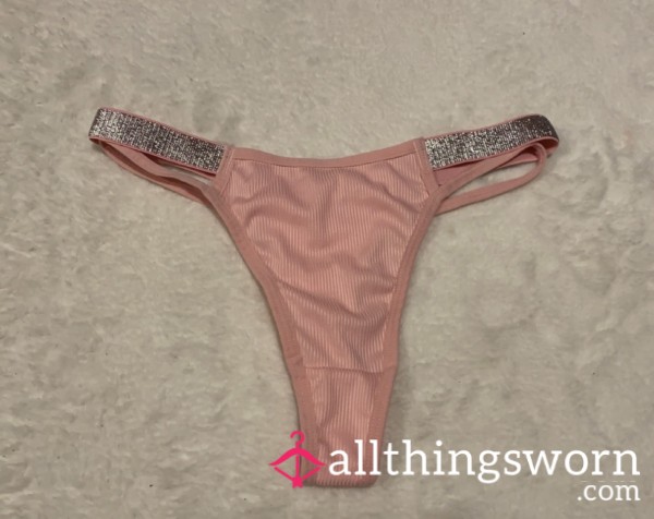 Pink Glitter Thong💖