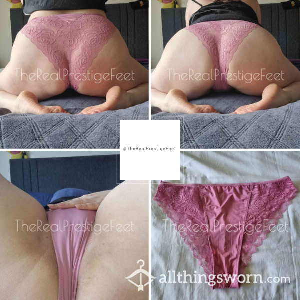 Pink High Waisted Lace & Silky Feel Boux Avenue Knickers | Size 16 | Standard Wear 48hrs | Includes Pics | See Listing Photos For More Info | From £18.00 + P&P