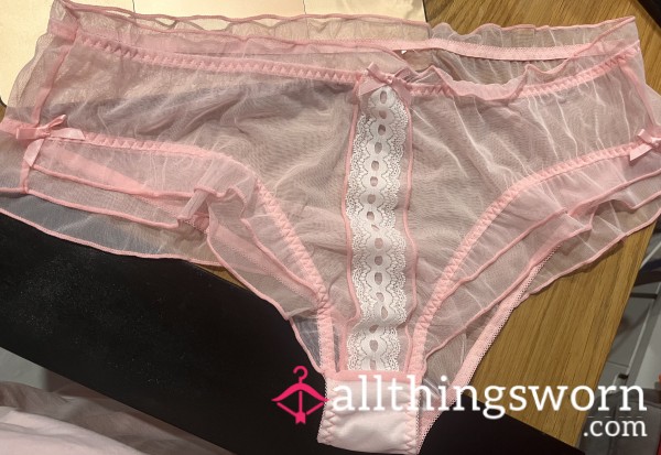 Pink Lace Panties - 20% OFF