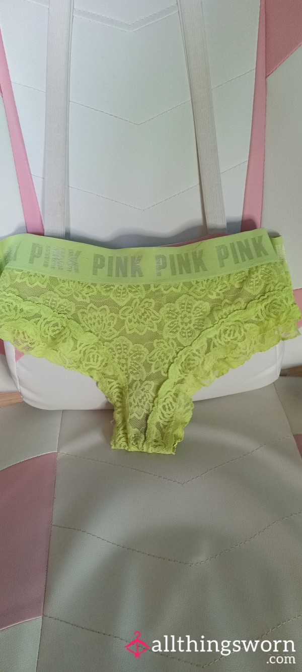 PINK Lace Panties 💛