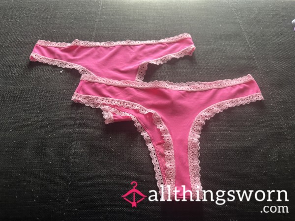 🩷PINK LACE THONG🩷 (READ DESCRIPTION!)