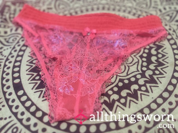 Pink Lacy Glimmer Panties