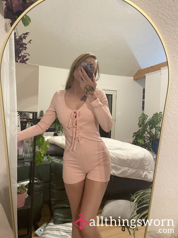 Pink Pajama Romper
