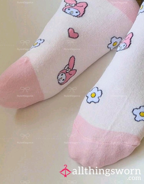 🌸 Pink Pet*te Socks, Pink Soft Socks, Boot Socks, Scented Socks. 🌸