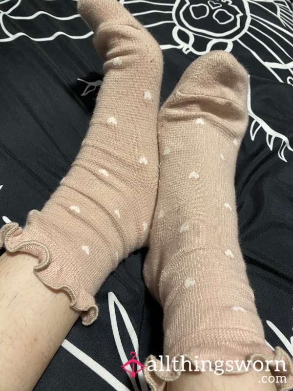 Pink Ruffle Socks