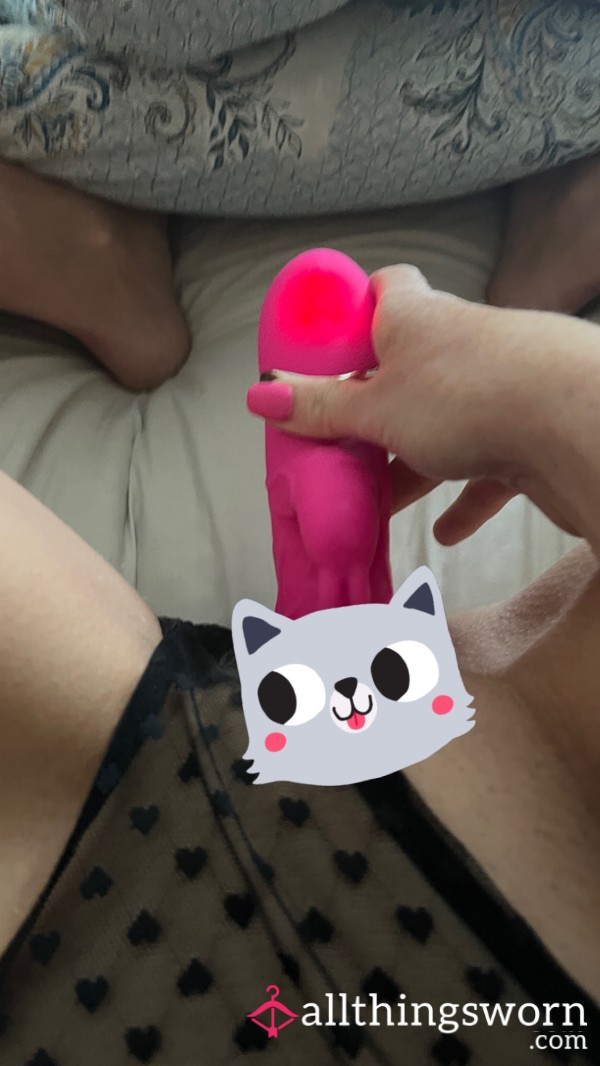 Pink Vibrator Fun