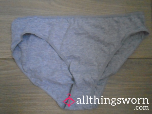 🩶🩶Plain Grey Full Size Briefs😏🩶🩶