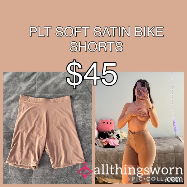 PLT SOFT SATIN BIKE SHORTS