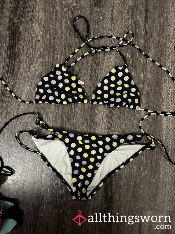 Polka Dot String Bikini