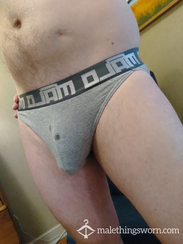 Prec*m Gray Cotton Briefs