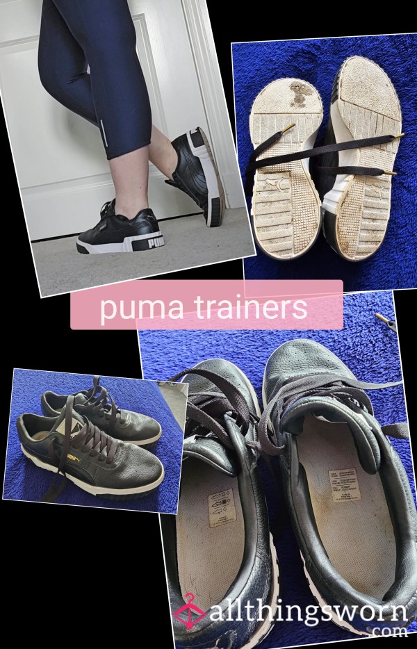 Puma Trainers Worn... Sweaty Gym Trainers