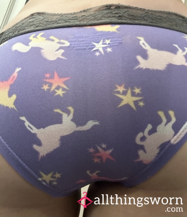 Purple Cheeky Unicorn Panties