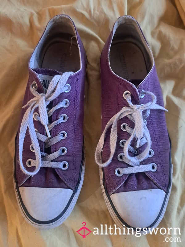 ON HOLD - Purple Converse - FREE 3 Day Refresher Wear