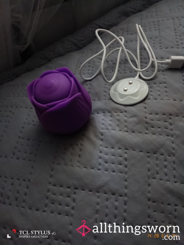 Purple Rose Clit Vibrator