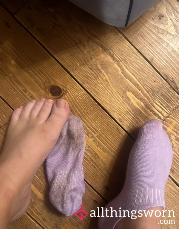 Purple Stinking Ankle Socks