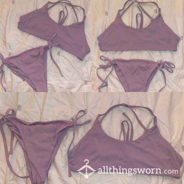Purple String Bikini//Content & Item
