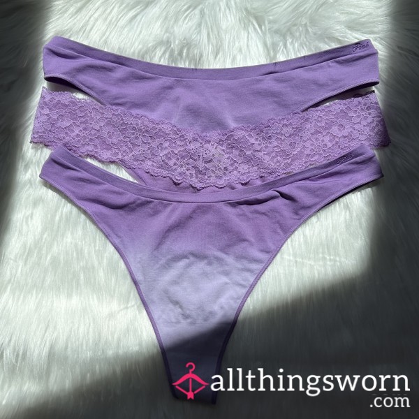 Purple Thongs