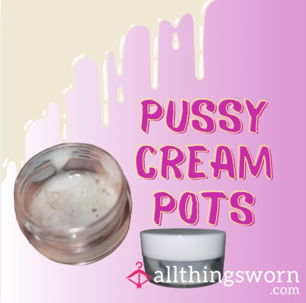 Pu**y Cream Pots - Eat My C*m - Fet**h Vials