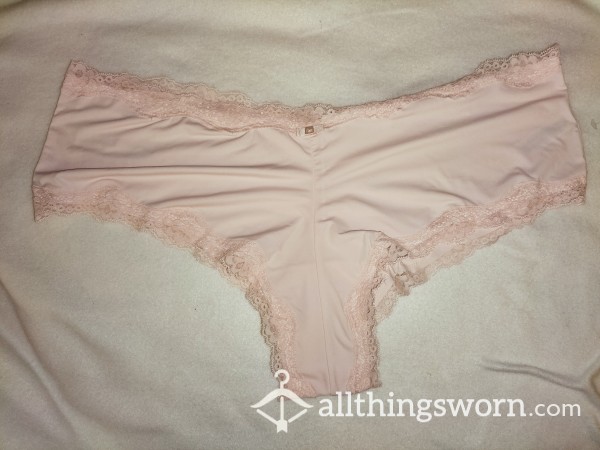 Pu**y Pink Panties Lace Hipsters