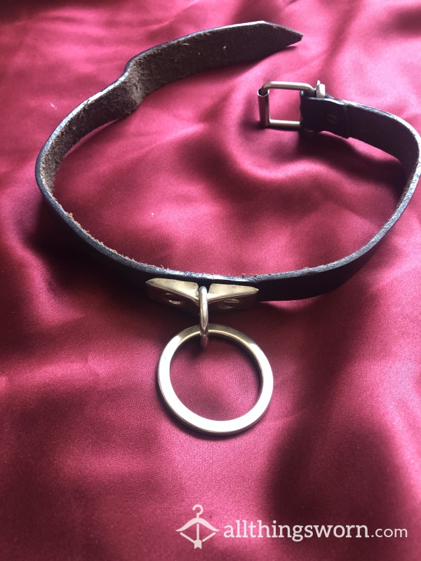 Buy Real Leather Submissive Collar From Mistress Naomi