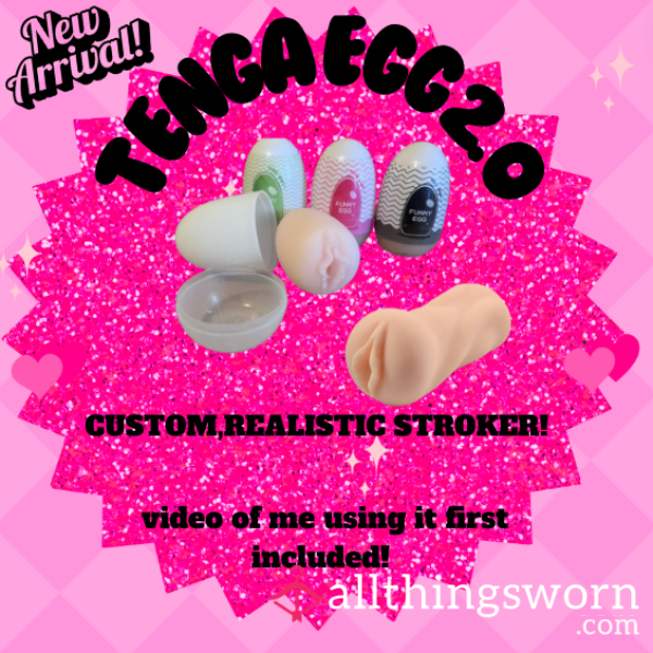 TENGA EGG 2.0! Realistic Pocket Stroker Sleeve *CUSTOM TOY*VIDEO INCLUDED