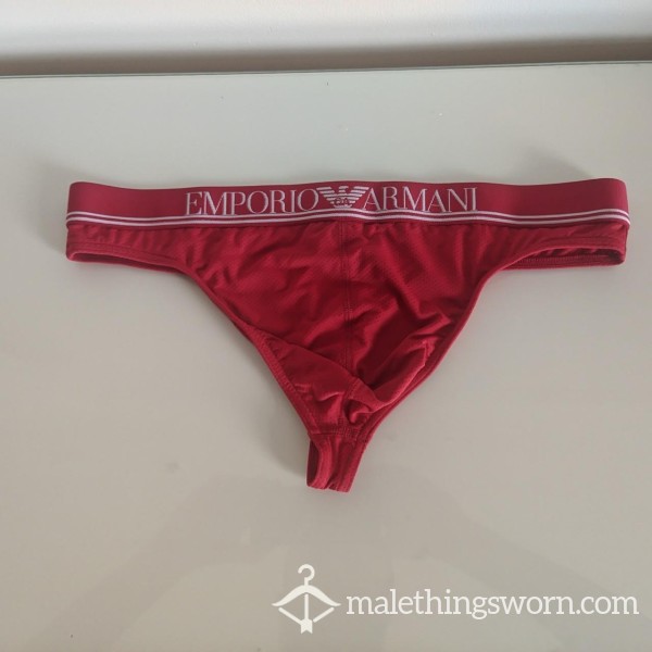 Red Armani Brief