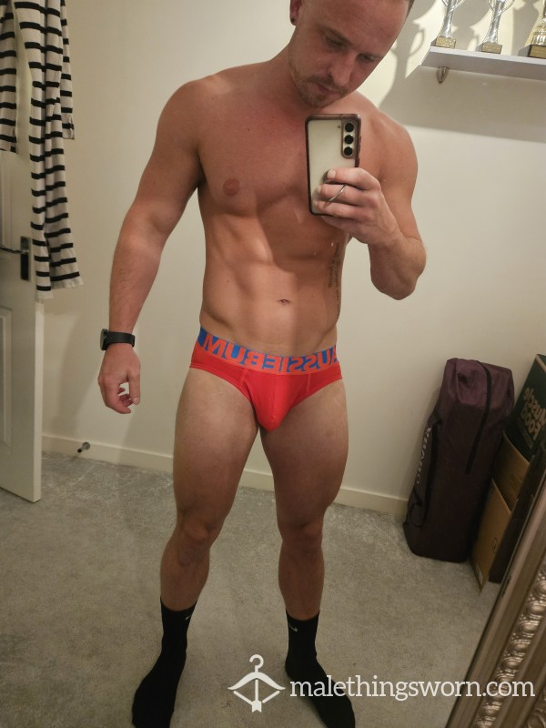 Red Aussieb*m Briefs