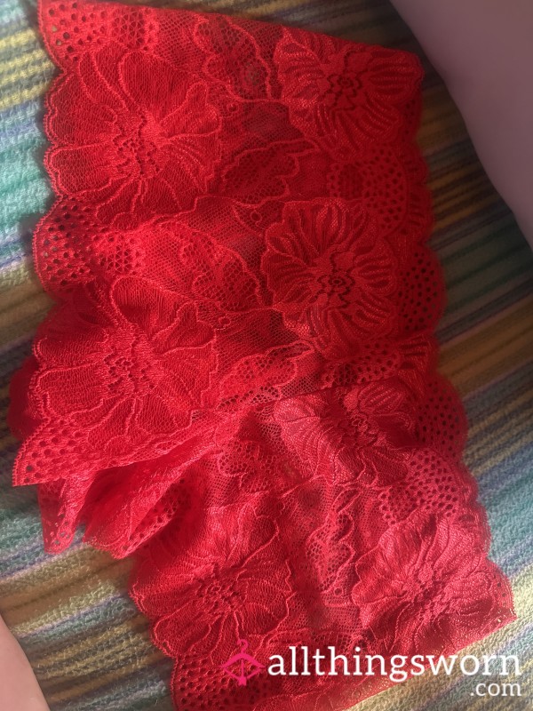 Red Lace French Knickers