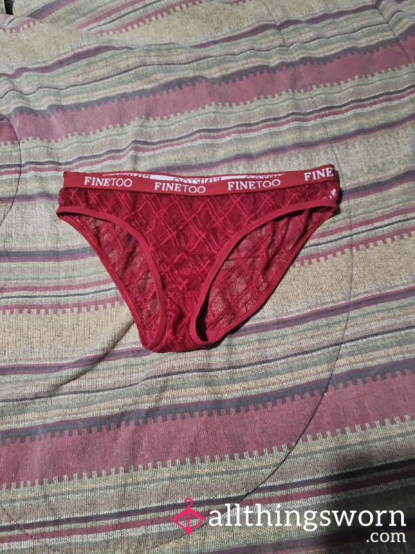 Red Lace Panties