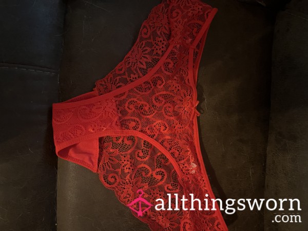 Red Lace Panties