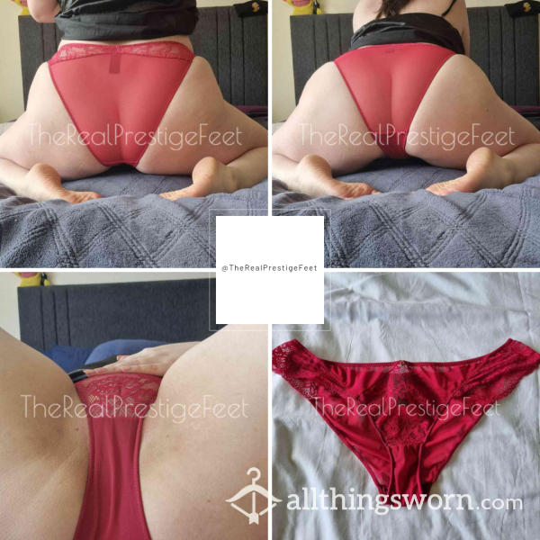 Red Mesh & Lace Ann Summers Knickers | Size 14 | Standard Wear 48hrs | Includes Pics | See Listing Photos For More Info - From £18.00 + P&P