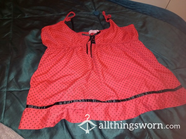 Red Night Top REDUCED