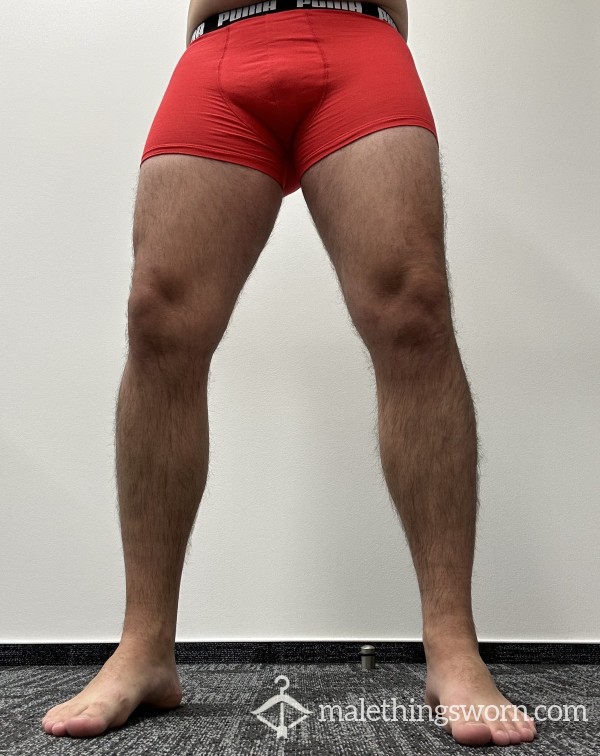 Red PUMA Boxerbriefs